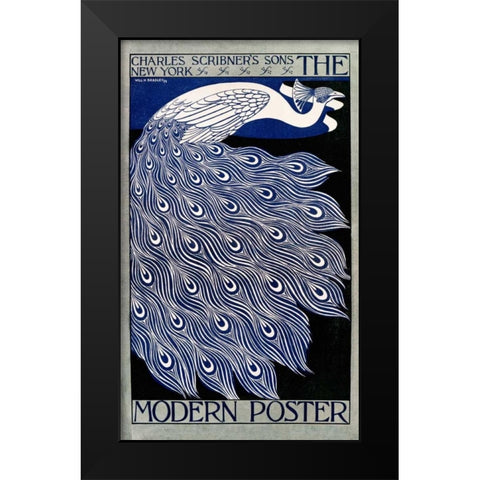 The Modern Poster Black Modern Wood Framed Art Print by Bradley, William H.