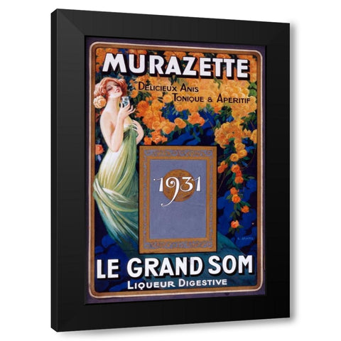 Murazette Black Modern Wood Framed Art Print by Camps, Gaspar