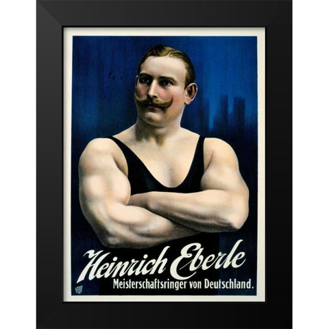Heinrich Eberle Black Modern Wood Framed Art Print by Friedlander