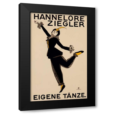 Hannelore Ziegler Black Modern Wood Framed Art Print by Unknown