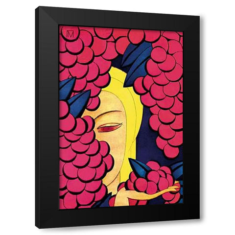 A Persian Vintage, 1926 Black Modern Wood Framed Art Print by McIntosh, Frank