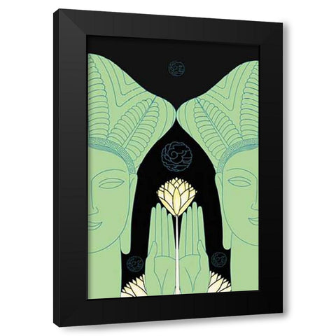 Jade Goddess Images, 1927 Black Modern Wood Framed Art Print by McIntosh, Frank