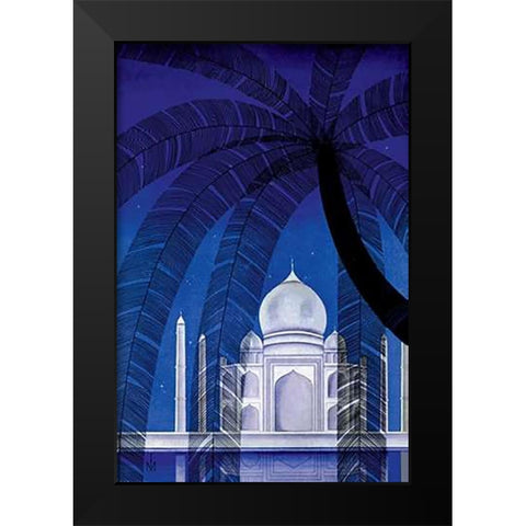 In Agra, 1930 Black Modern Wood Framed Art Print by McIntosh, Frank