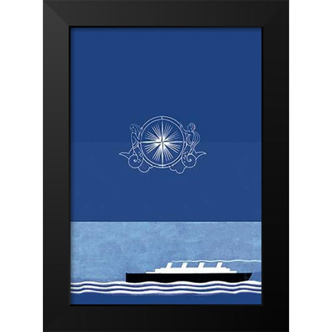 The Voyage Out No Title, 1931 Black Modern Wood Framed Art Print by McIntosh, Frank