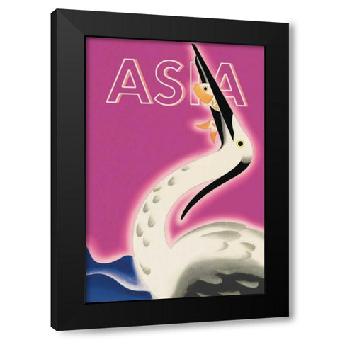 The Fisher Cormorant, 1932 Black Modern Wood Framed Art Print with Double Matting by McIntosh, Frank