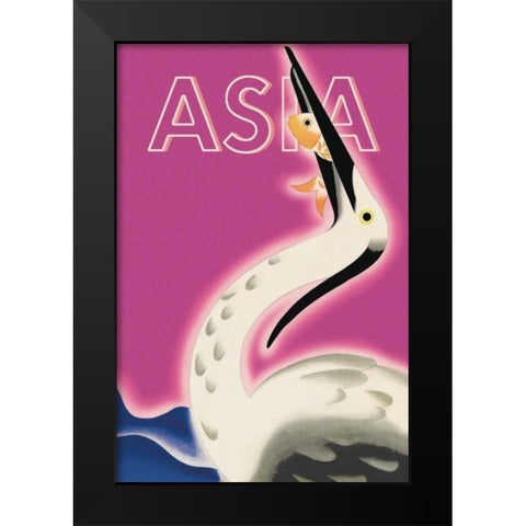 The Fisher Cormorant, 1932 Black Modern Wood Framed Art Print by McIntosh, Frank