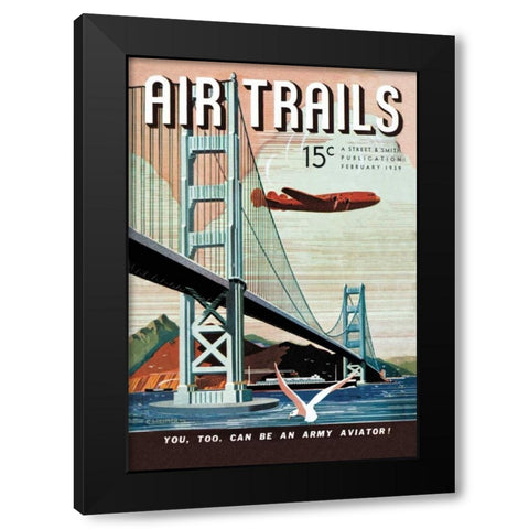 You, Too Can Be an Army Aviator, 1939 Black Modern Wood Framed Art Print with Double Matting by Unknown