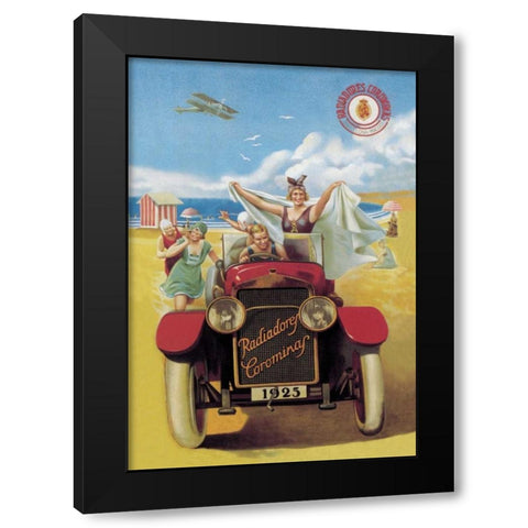 Radiadores Carominaf Black Modern Wood Framed Art Print with Double Matting by Unknown