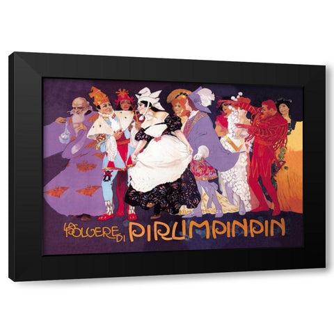 La Polvere di Pirlimpinpin Black Modern Wood Framed Art Print by Unknown