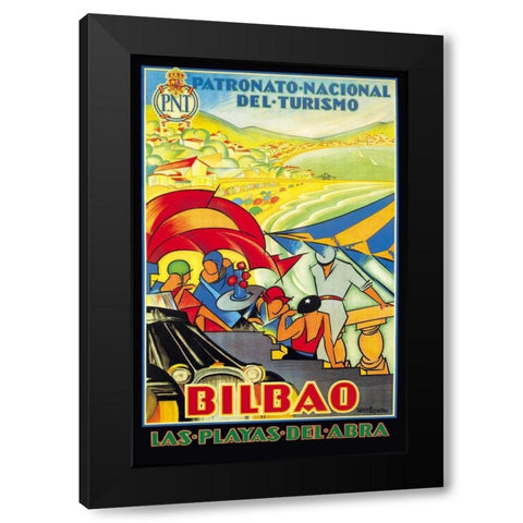 Patronato-Nacional del Turismo Black Modern Wood Framed Art Print by Jones, Mary Wright