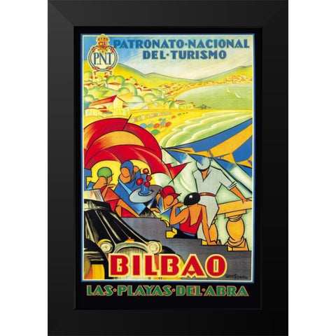 Patronato-Nacional del Turismo Black Modern Wood Framed Art Print by Jones, Mary Wright