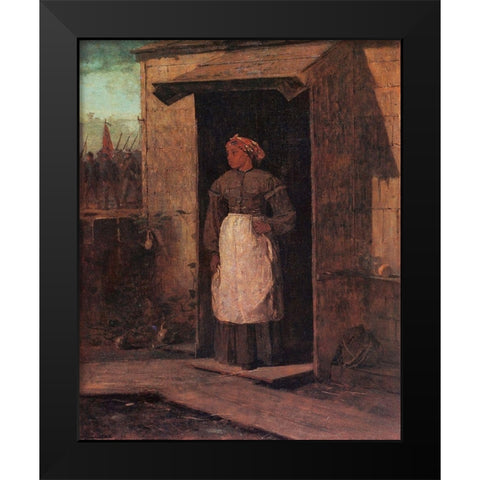 Near Andersonville Black Modern Wood Framed Art Print by Homer, Winslow
