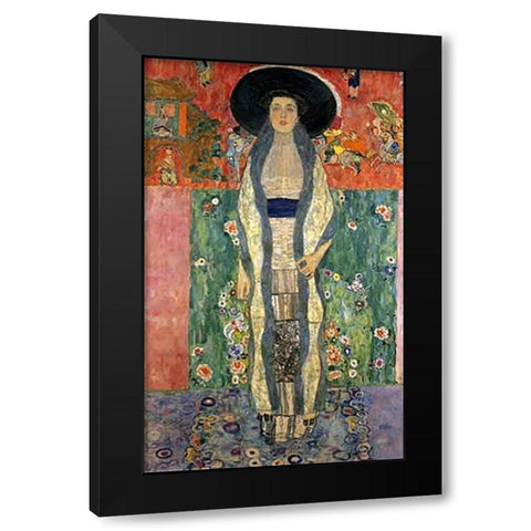 Adele Bloch-Bauer II 1912 Black Modern Wood Framed Art Print by Klimt, Gustav