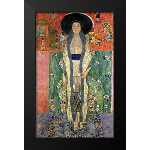 Adele Bloch-Bauer II 1912 Black Modern Wood Framed Art Print by Klimt, Gustav