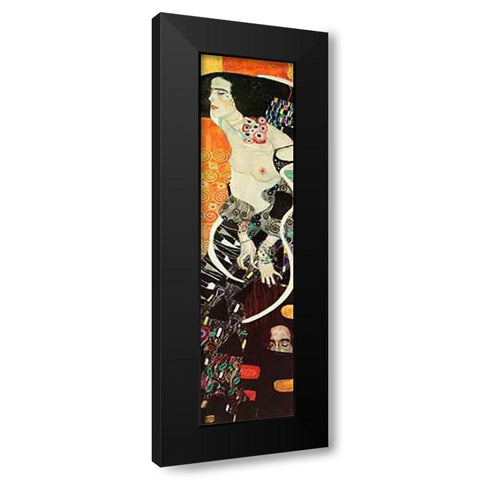 Judith II 1909 Black Modern Wood Framed Art Print by Klimt, Gustav