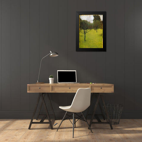 Orchard 1898 Black Modern Wood Framed Art Print by Klimt, Gustav