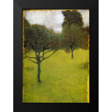 Orchard 1898 Black Modern Wood Framed Art Print by Klimt, Gustav