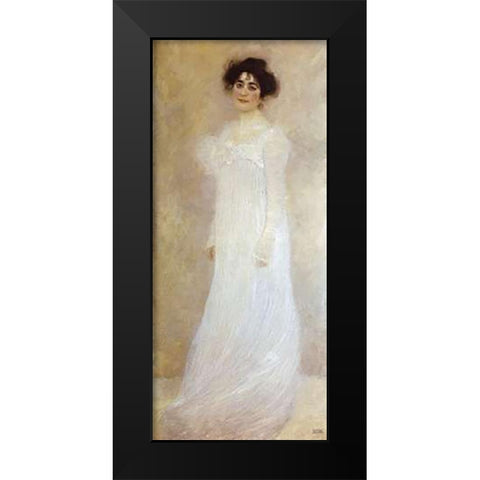 Serena Lederer 1899 Black Modern Wood Framed Art Print by Klimt, Gustav