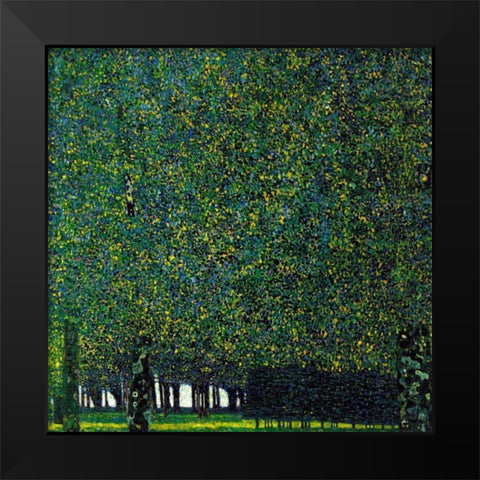 The Park 1910 Black Modern Wood Framed Art Print by Klimt, Gustav