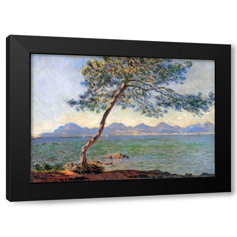 Au Cap DAntibes 1888 Black Modern Wood Framed Art Print by Monet, Claude