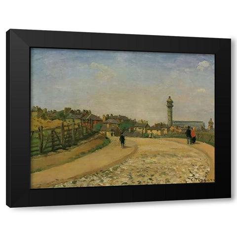 Upper Norwood Crystal Palace London 1870 Black Modern Wood Framed Art Print by Pissarro, Camille