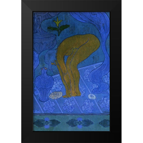 Lustral Black Modern Wood Framed Art Print by Ranson, Paul