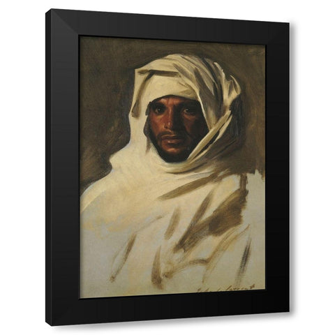 A Bedouin Arab 1891 Black Modern Wood Framed Art Print by Sargent, John Singer