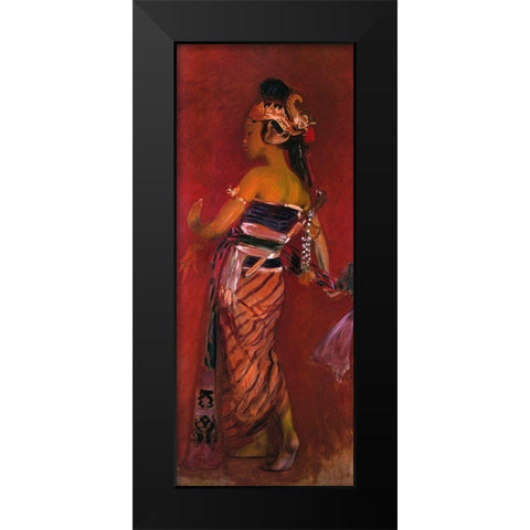 A Javanese Dancer 1889 Black Modern Wood Framed Art Print by Sargent, John Singer