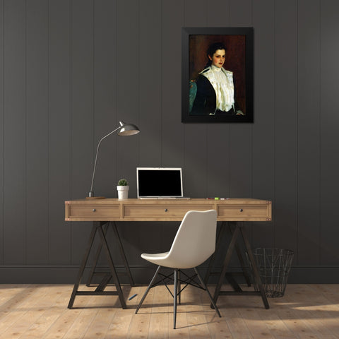 Alice Vanderbilt Shepard Black Modern Wood Framed Art Print by Sargent, John Singer