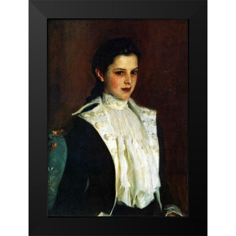 Alice Vanderbilt Shepard Black Modern Wood Framed Art Print by Sargent, John Singer