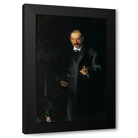 Asher Wertheimer 1898 Black Modern Wood Framed Art Print by Sargent, John Singer