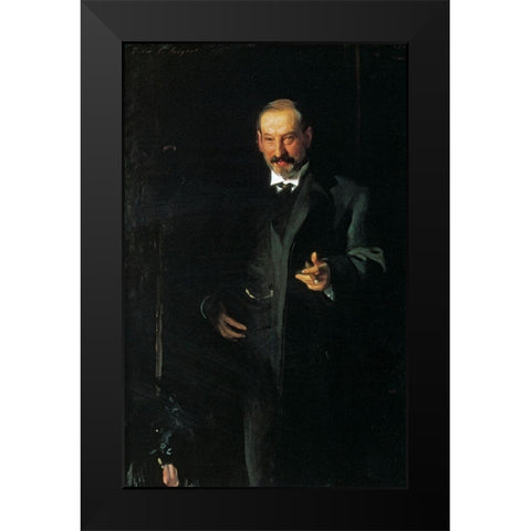 Asher Wertheimer 1898 Black Modern Wood Framed Art Print by Sargent, John Singer