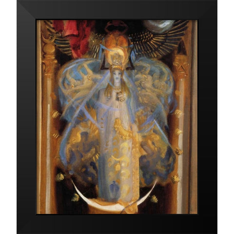 Astarte, 1895 - detail Black Modern Wood Framed Art Print by Sargent, John Singer