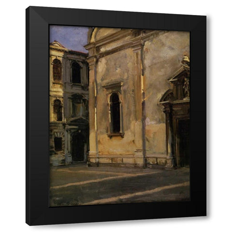 Campo dei Gesuiti, 1902-04 Black Modern Wood Framed Art Print with Double Matting by Sargent, John Singer