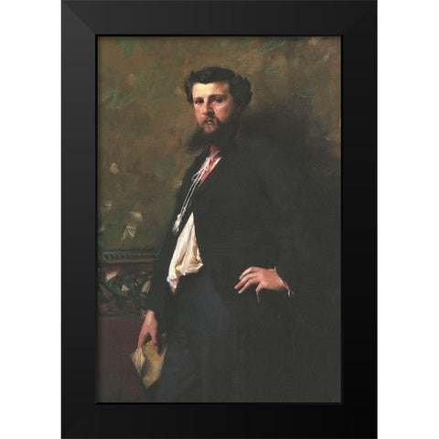 Edouard Pailleron 1879 Black Modern Wood Framed Art Print by Sargent, John Singer
