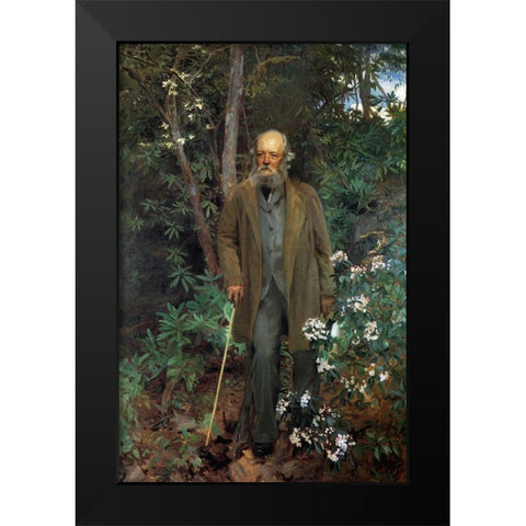 Frederick Law Olmsted Black Modern Wood Framed Art Print by Sargent, John Singer