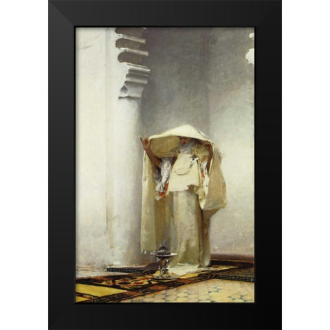 Fumee dAmbre Gris Black Modern Wood Framed Art Print by Sargent, John Singer