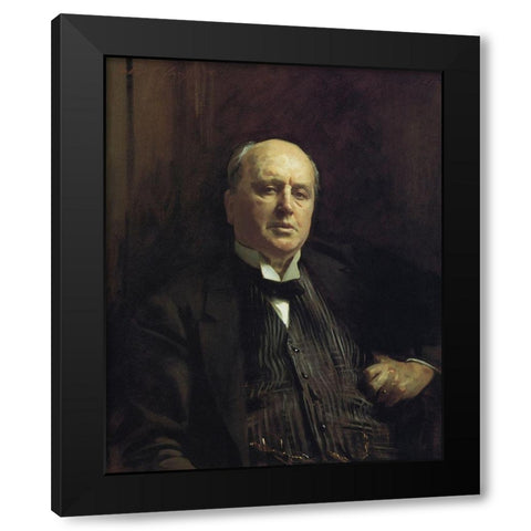 Henry James Black Modern Wood Framed Art Print by Sargent, John Singer