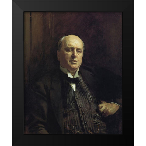 Henry James Black Modern Wood Framed Art Print by Sargent, John Singer
