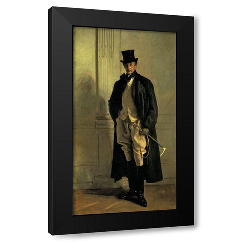 Lord Ribblesdale Black Modern Wood Framed Art Print by Sargent, John Singer