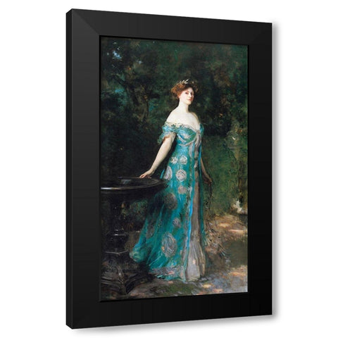 Millicent, Duchess of Sutherland, 1904 Black Modern Wood Framed Art Print with Double Matting by Sargent, John Singer