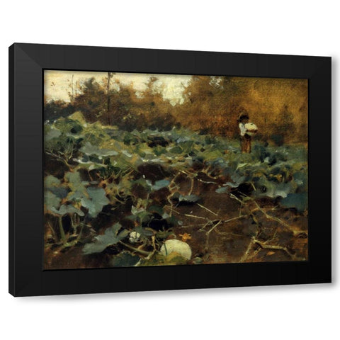 Pumpkins 1878-80 Black Modern Wood Framed Art Print by Sargent, John Singer