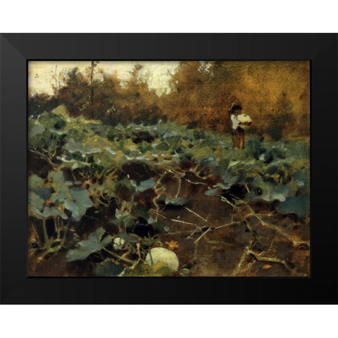 Pumpkins 1878-80 Black Modern Wood Framed Art Print by Sargent, John Singer
