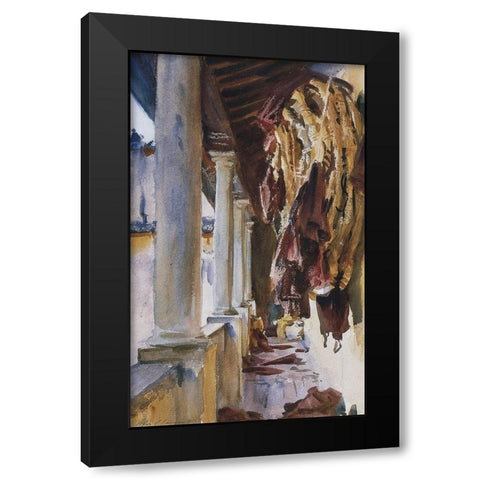 Torre Galli Wine Bags, 1910 Black Modern Wood Framed Art Print with Double Matting by Sargent, John Singer