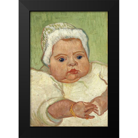 Marcelle Roulin Black Modern Wood Framed Art Print by Van Gogh, Vincent