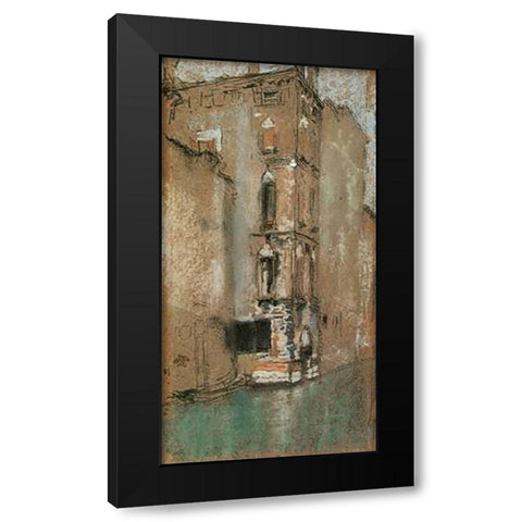 The Old Marble Palace 1880 Black Modern Wood Framed Art Print by Whistler, James McNeill