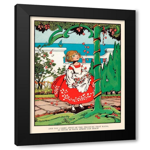 Carry Away the Treasure Black Modern Wood Framed Art Print by Field, Eugene