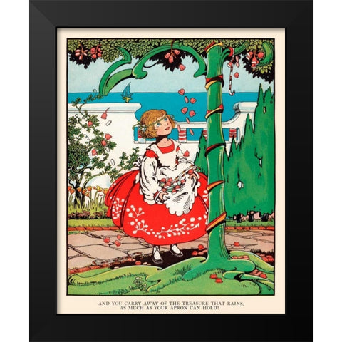 Carry Away the Treasure Black Modern Wood Framed Art Print by Field, Eugene