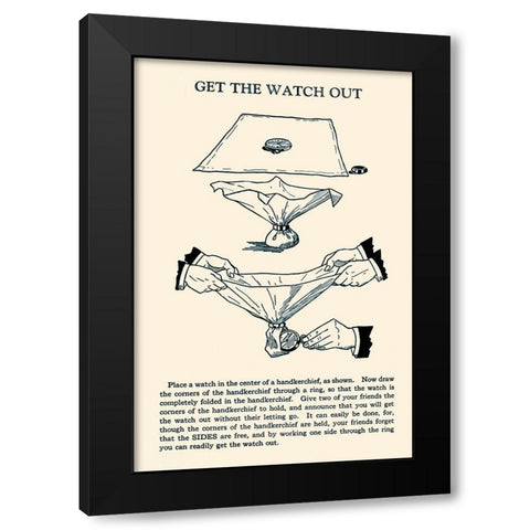 Get the Watch Out Black Modern Wood Framed Art Print with Double Matting by Retromagic