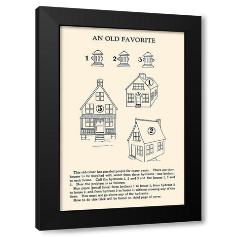 An Old Favorite Black Modern Wood Framed Art Print by Retromagic